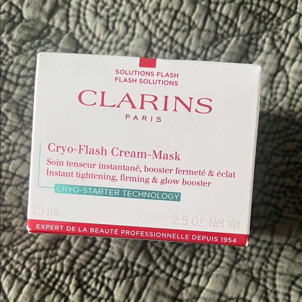 Clarins Cryo-Flash Cream-Mask 2.5 oz BNIB